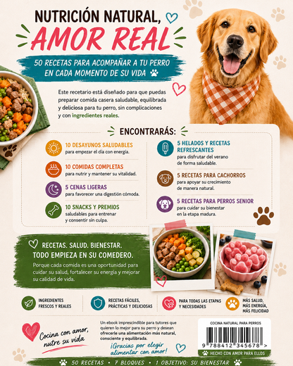 50 Recetas Saludables para Perros