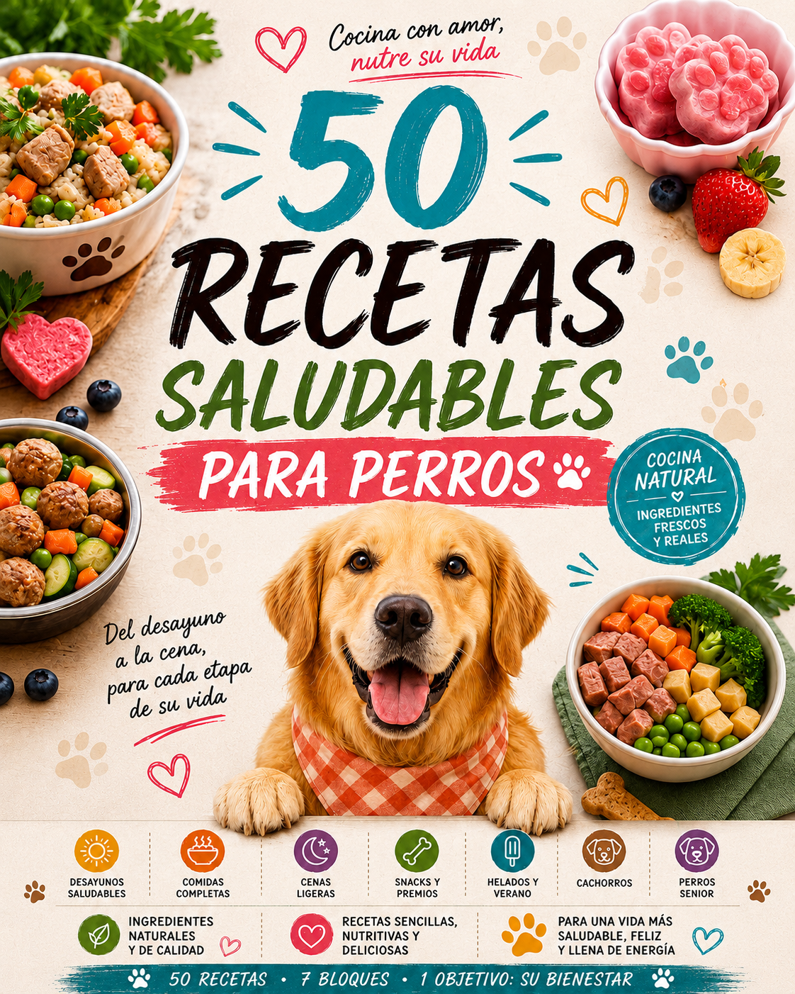 50 Recetas Saludables para Perros