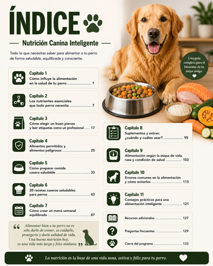 Guía Completa de Nutrición Canina